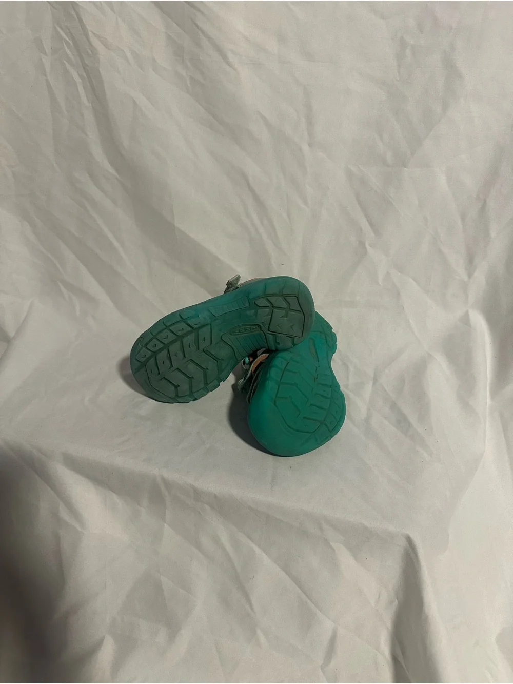 Keen Kids Teal and Orange Closed-Toe Sandals